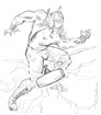thunder god sketch